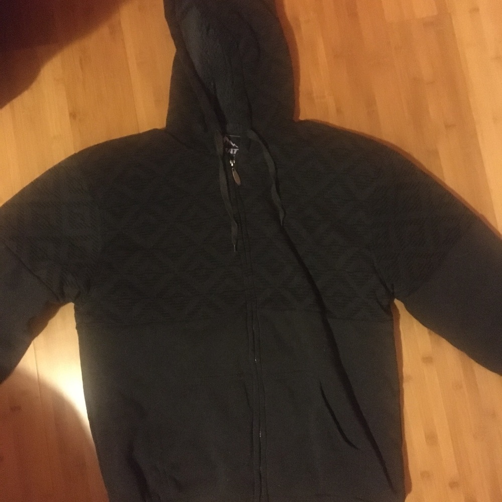 black men’s parka